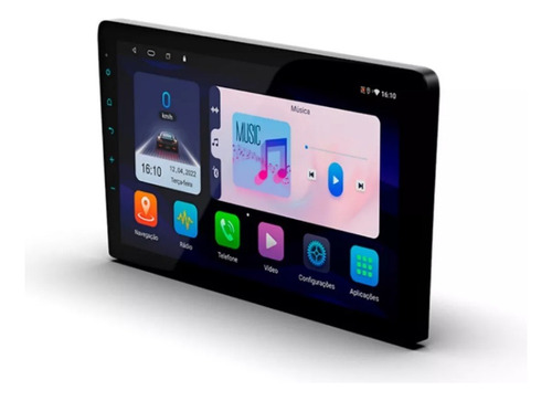 Multimídia Octac 9pol Carplay/a.auto Slot Chip Civic 16/22