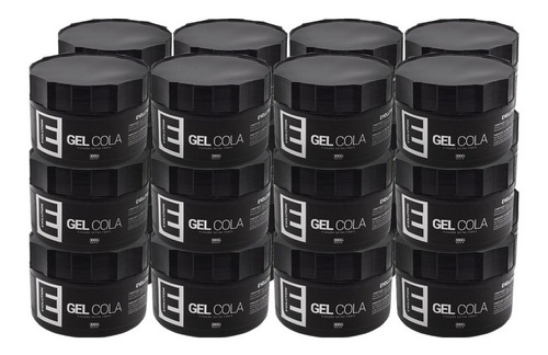 12 Uni Gel Cola 300gr Evolution Barber - Gel Cola Em Atacado