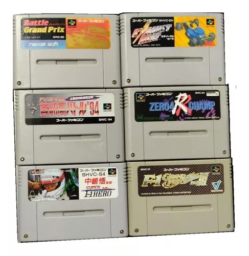 Lista de jogos de Corrida para Super Nintendo / Super Famicom