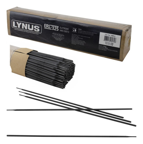 Eletrodo Lynus Erl325 Aws-e6013 Caixa C/5kg 350mm Diâm.3,2mm