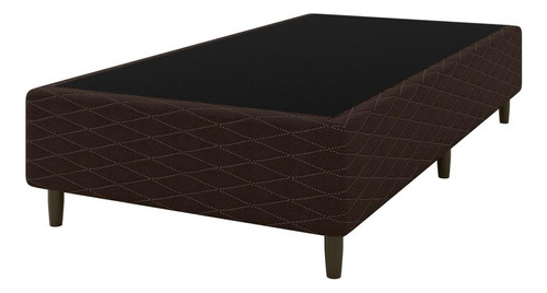 Umaflex SUE Base Cama Box Colchão Solteiro 88x188cm Marrom