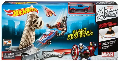 Carrinho Hot Wheels Capitão América: Vingadores (Avengers