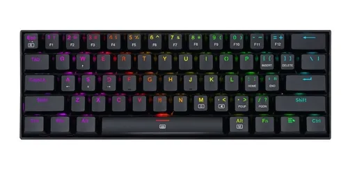 Teclado Rgb Mecanico Qwerty Idioma Español Sin Numerico 