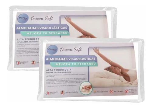 Almohada de Baja Densidad Soft CHD 50×90 (850gr) - Charming Dreams