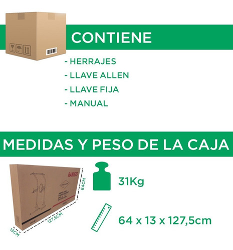 Ejercitador Abdomen Y Dominadas Arg-919 Brazos Pecho Hombros