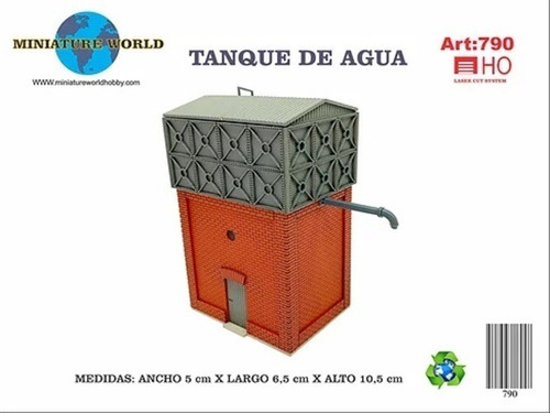 Imagen 2 de 3 de Nico Tanque De Agua Nacional Kit Sale Pintado H0 (mntw 95)