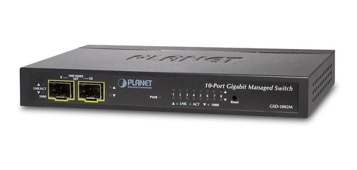 8-port 10/100/1000mbps + 2-port 100/1000x Sfp Managed Deskto