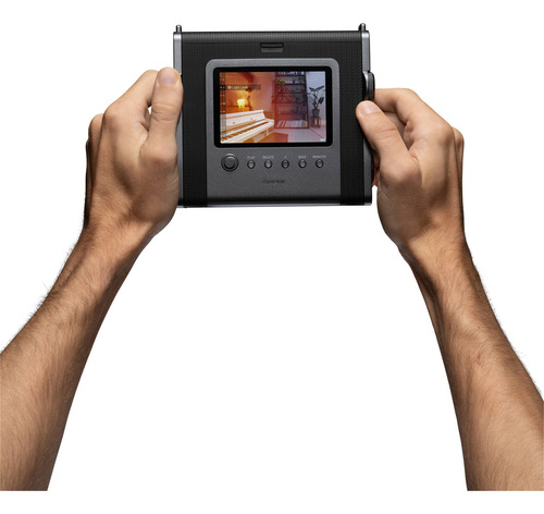 Cámara Fujifilm Instax Wide Evo Negra