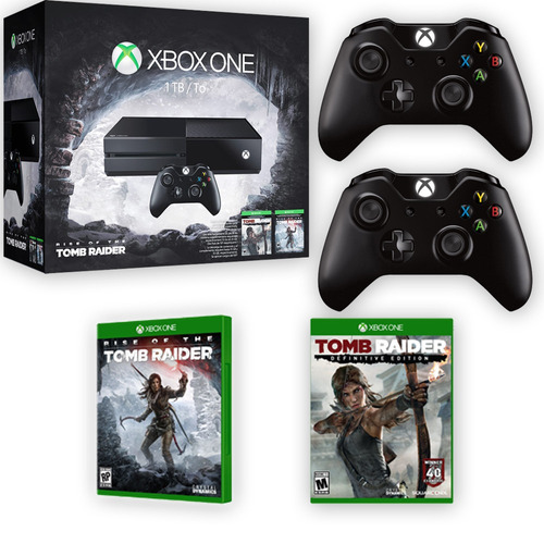 Consola Xbox One 1tb 2 Joystick Tomb Raider Mexx