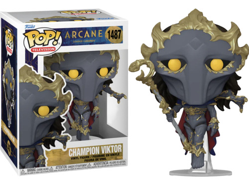 Funko Pop Champion Viktor #1487 League Of Legends Arcane