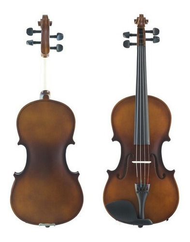 Violin Acústico Segovia Estudio Antique Mate 3/4 Tilo Arco Color Marrón claro