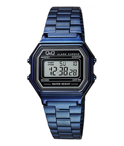 Reloj Q&q Azul Para Hombre Acero 100% Original