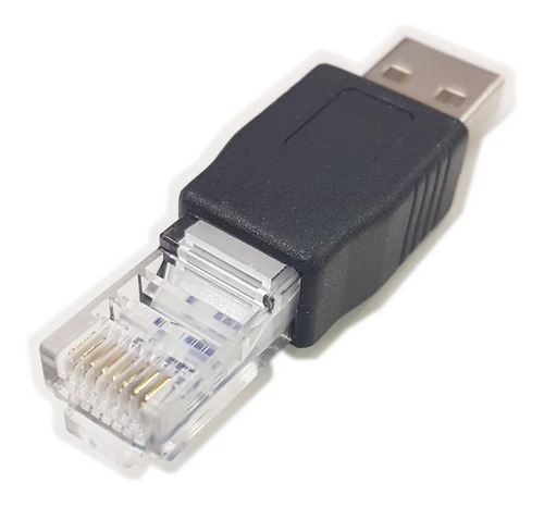 Ficha Adaptadora Usb Macho A Rj 45