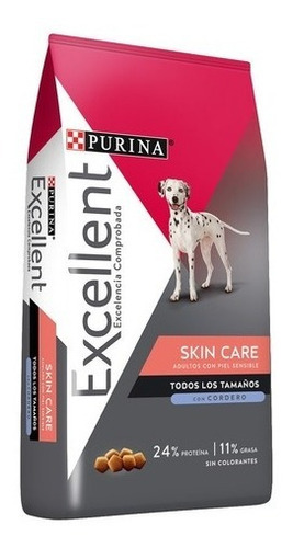 Alimento Excellent Skin Care Skin Care para perro adulto todos los tamaños sabor cordero en bolsa de 3 kg
