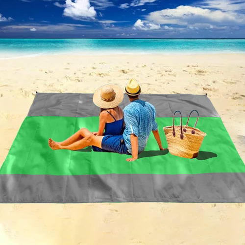 ~? Hanerdun Sandproof Beach Mat, Alfombra De Picnic Portátil