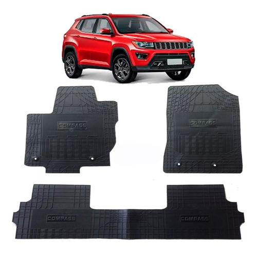 Tapete Impermeável Interno Jeep Compass 2016 2017 2018