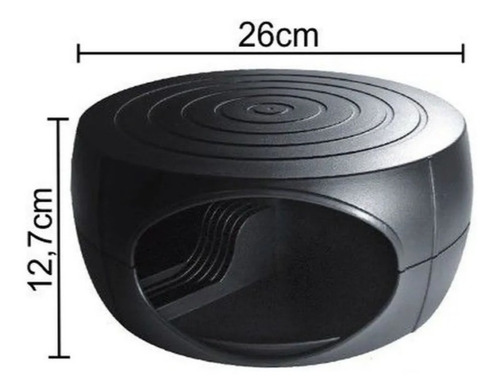 Imagem 7 de 7 de Suporte Monitor Preto Porta Objetos Masticmol Sm100