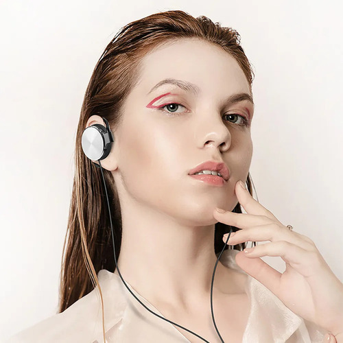 Fones De Ouvido Esportivos Com Fio E Ganchos Para Orelhas