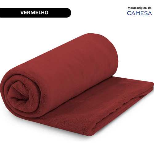 Kit 2 Manta Cobertor 180x220cm Microfibra Soft Macia Casal Camesa