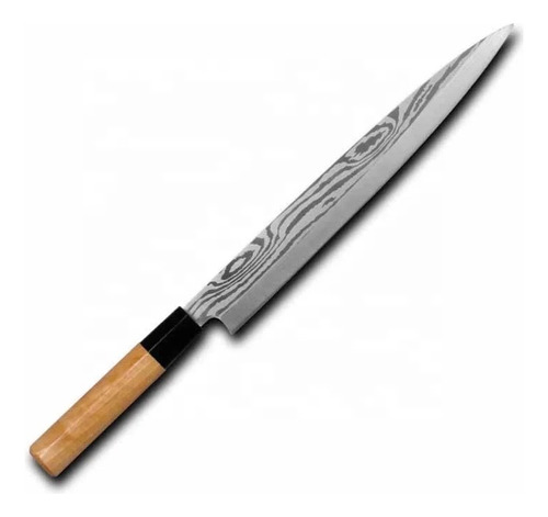 Cuchillo De Sushi Sashimi De Chef, Salmón Filete De Pescado.