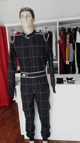 Imagem 1 de 7 de Macacão Para Kart Sem Forração + Luva Lcexport