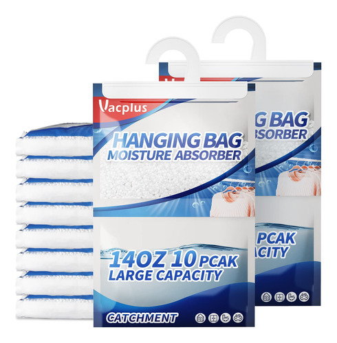 Vacplus Absorbedor De Humedad, Paquete De 6 Bolsas Colgantes