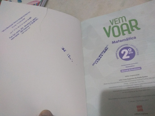 Vem Voar Matemática 2 Professor Ver Descrição (Usado)