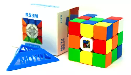 Cubo Mágico Magnético Profissional Moyu Rs3m Stickerless - Cubo