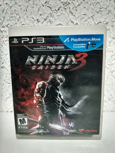 Jogo Ninja Gaiden 3 Razor's Edge Ps3 Física Completo R$99,90 (Usado)