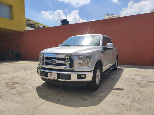 5.0 Ford Lobo Xlt 4x2 Supercrew 2015 Plata Estelar