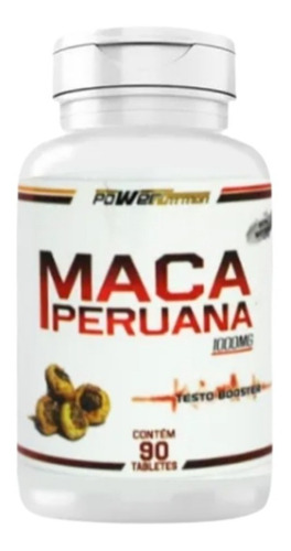 Maca Peruana 100% Natural 1000mg 90 Caps
