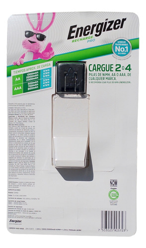 Pilas Energizer Recargables 2a-3a C D Con Cargador