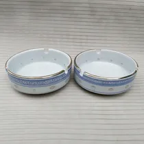 Comprar Ceniceros Par Porcelana China Ojo Grano Arroz