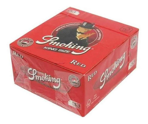 Seda Smoking Red King Size Caixa Com 50