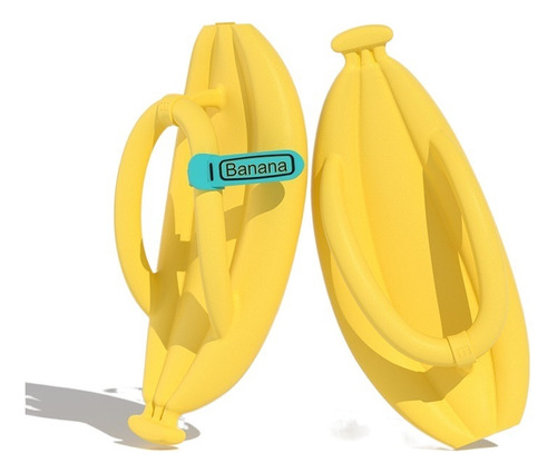 Chanclas Unisex Con Puntera De Clip En Forma De Plátano