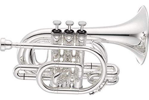 Júpiter Silver Bb Pocket Trumpet, Jtr710s