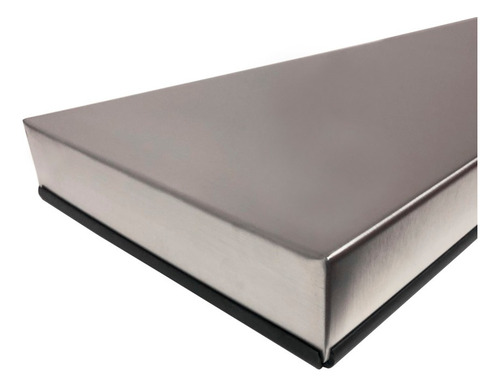 Lareira Aquecedor A Gás Com Tampa Jx Metais Inox 304 - 90 Cm
