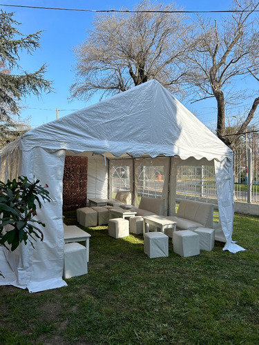 Alquiler Carpas Gazebo Living Mesa Silla Audio Luces Vajilla