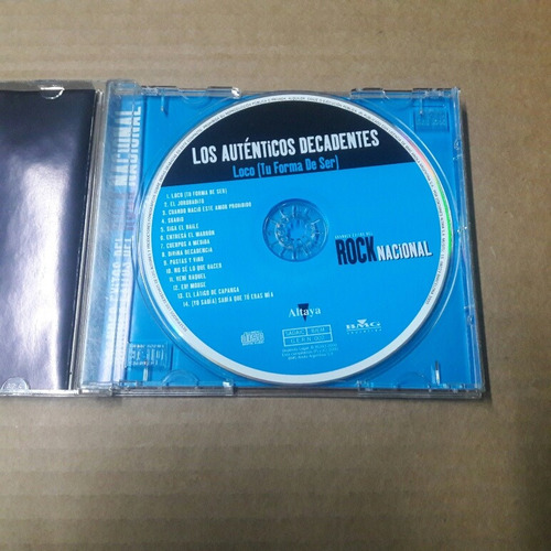 Los Autenticos Decadentes - Loco Tu Forma De Ser (cd)