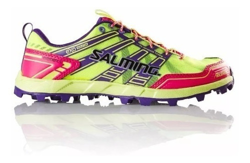 Zapatillas Mujer Salming Trail Running Elements Amarillas