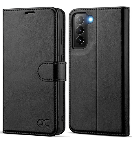 Funda Galaxy S21 Plus Ocase Retro Series Wallet Black