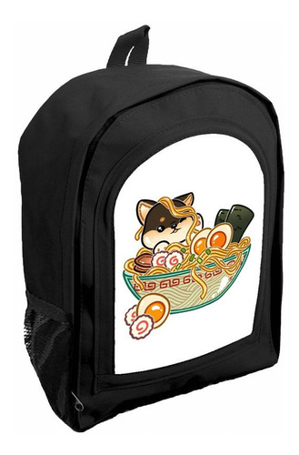 Mochila Negra Nena Nene Jardin/ Preescolar Cachorros Ar61