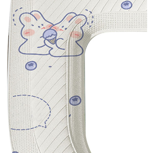 Cubierta De Inodoro En Forma De O Con Estampado De Dibujos A