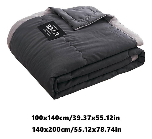 Colcha Enfriadora De Doble Cara Cooling Blanket, Color Liso,