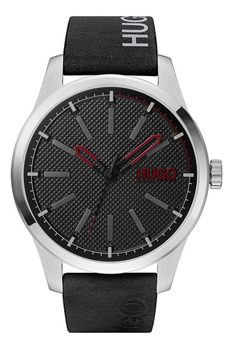 Hugo Invent - Reloj De Cuarzo De Acero Inoxidable Con Correa