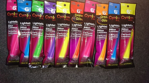Paquete De 5 Barras Cyalum Color Neon