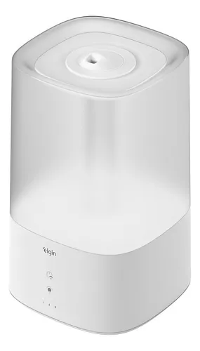 comprar Umidificador De Ar Digital Touch 4 Litros Elgin Cromoterapia Cor Branco 110u002F220