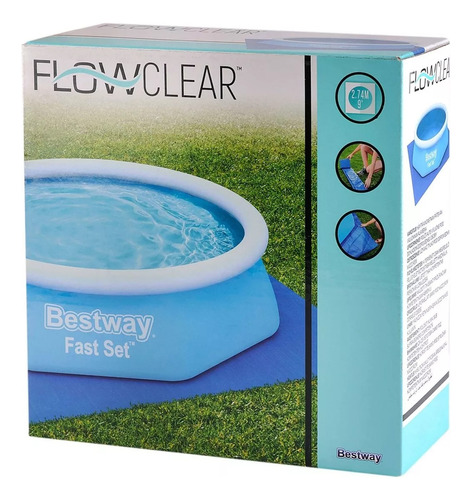 Piso Cuadrado Para Piscina 274 Cm Bestway