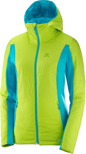 Camperas Salomon - Drifter Mid Hoodie - Reversible - Mujer