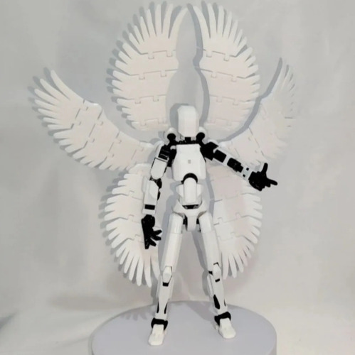 Aoli Juego De 2 Lucky Dummy T13 Figure, Robot Multiarticulado Impreso Pvc 3d, Titan 13 Action Figure, Maniquí Modelo De Actividad Cuerpo Completo, Decoraciones De Escritorio